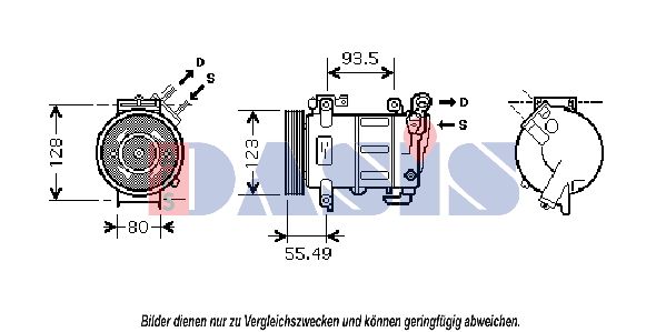 AKS DASIS Kompressori, ilmastointilaite 851866N